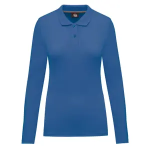 Polo de manga comprida para mulher WK. Designed To Work image-0