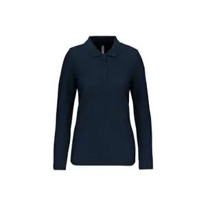 Polo de manga larga para mujer WK. Designed To Work image-0