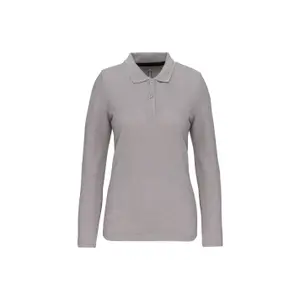 Polo de manga larga para mujer WK. Designed To Work image-0