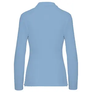 Polo de manga comprida para mulher WK. Designed To Work image-1