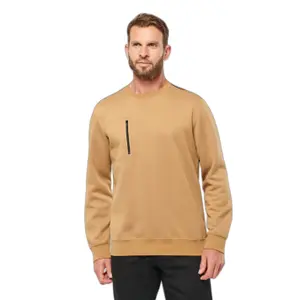 Sweatshirt contrasting zip pocket WK. Designed To Work DayToDay image-1