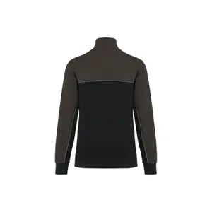 Eco-friendly zip-neck sweatshirt WK. Designed To Work image-1