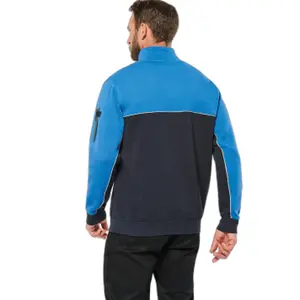 Sweatshirt Eco-friendly zipped collar WK. Designed To Work image-3