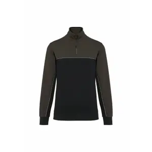 Sudadera ecológica con cuello de cremallera WK. Designed To Work GT image-0