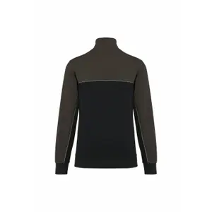 Sudadera ecológica con cuello de cremallera WK. Designed To Work GT image-1