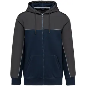 Eco-friendly zip-up hoodie WK. Designed To Work image-0