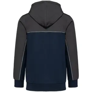Eco-friendly zip-up hoodie WK. Designed To Work image-1