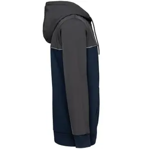 Eco-friendly zip-up hoodie WK. Designed To Work image-2