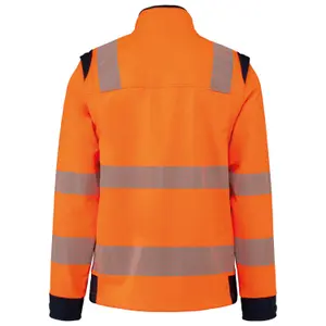 Recycled work jacket with detachable softshell sleeves WK. Designed To Work image-2