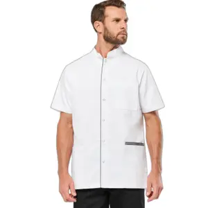 Blouse avec boutons-pression polycoton WK. Designed To Work image-0