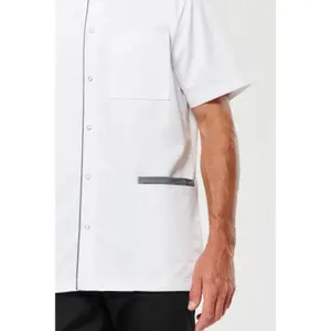 Blouse avec boutons-pression polycoton WK. Designed To Work image-3