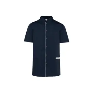 Blusa de polialgodón con botones de presión WK. Designed To Work image-0