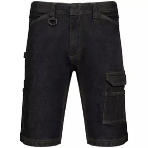 Multi-pocket denim shorts WK. Designed To Work image-0