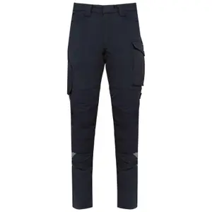 Multi-pocket stretch work trousers WK. Designed To Work image-0