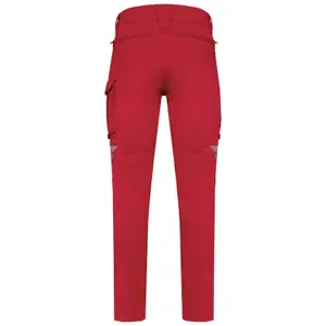Multi-pocket stretch work trousers WK. Designed To Work image-1
