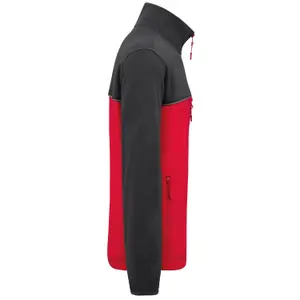 Dvoubarvená ekologická fleece bunda WK. Designed To Work image-2