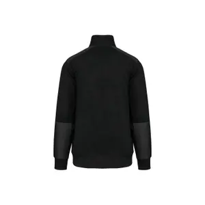 Eco-friendly fleece with zipped collar WK. Designed To Work image-1