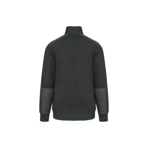 Eco-friendly fleece with zipped collar WK. Designed To Work image-1