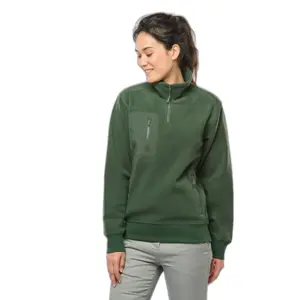 Eco-friendly fleece with zipped collar WK. Designed To Work image-4