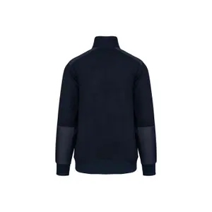 Eco-friendly fleece with zipped collar WK. Designed To Work image-1