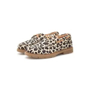 Women's boat shoes Woden Johanne Animal image-1