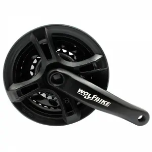 Aluminium-Pedal mit Protektor - quadratische Achse Wolfbike Accesorios image-0