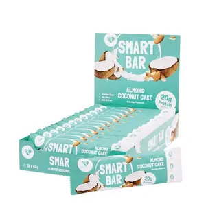 Pack de 12 nutrientes proteicos Women's Best Smart Bar - Almond Coconut Cake image-1