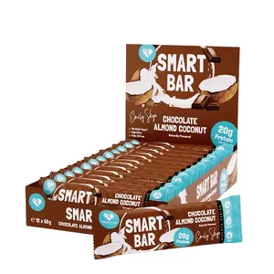 Pacote de 12 nutrientes proteicos Women's Best Smart Bar - Chocolate Almond Coconut image-1