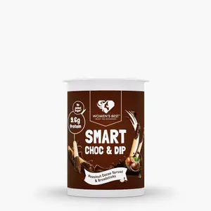 Pacote de 12 nutrientes proteicos Women's Best Smart Choc & Dip - Chocolate Hazelnut image-1