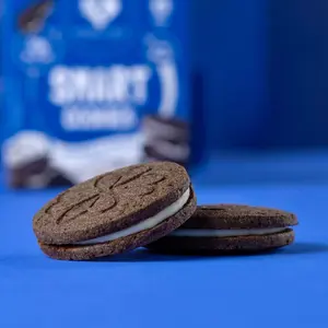 Pakke med 4 proteinnæringsstoffer Women's Best Smart Cookies - Cookies & Cream image-4