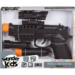Pistola de mira sonora e luminosa com acessórios Wonderkids image-0