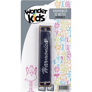 a1500959-educatieve-harmonica-van-metaal-32-noten-wonderkids-zilver-20x2x8-cm