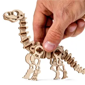 50-piece wooden building set dipolodocus Wooden City Mecanisme 3D image-1