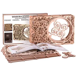 Kinetic Bild Holzbaukasten mit 275 Teilen Wooden City Mecanisme 3D image-2