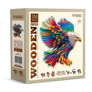 250-piece wooden eagle puzzle Wooden.City image-2