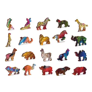 505-piece wooden puzzle mystical lion Wooden.City image-1