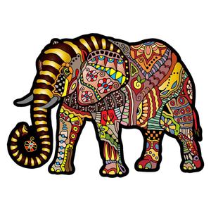 hqpb502219-250-piece-wooden-puzzle-magic-elephant-wooden-city-multicolour-one-size