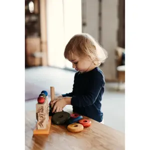 Stacking Game Wooden Story Dreamland - Montessori image-1