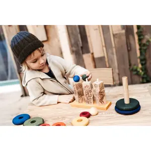 Stacking Game Wooden Story Dreamland - Montessori image-3
