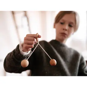 Vintage Wooden Balls Toy Wooden Story Bon Bon Ball image-3