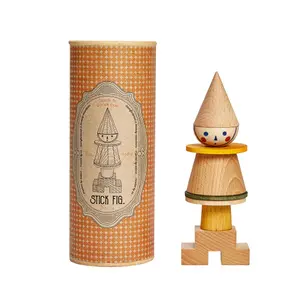 Stacking Game Wooden Story Stick Fig No.01 image-2