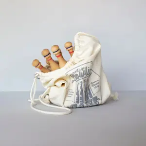 Red Bowling Set Wooden Story image-4