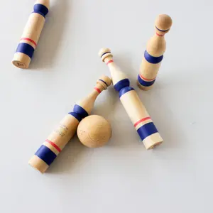 Bowling Set Wooden Story image-1