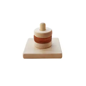 Vertikales Stapelspiel Wooden Story Montessori image-1
