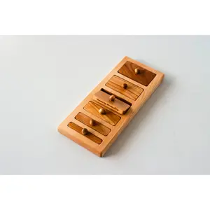 Wide and Thin Button Puzzle Wooden Story Montessori image-3