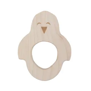 Beißring Wooden Story Penguin image-1