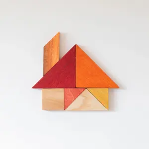 Tangram Wooden Story Warm image-2