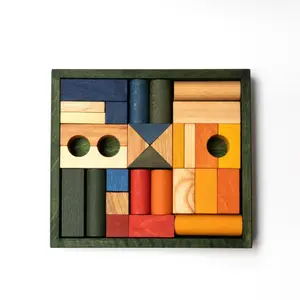 Holzspielzeug Brettspiel 30 Teile Wooden Story image-1
