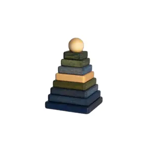 Pyramide carrée Wooden Story Montessori image-0