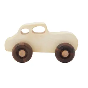 Wooden Car Wooden Story Retro image-0